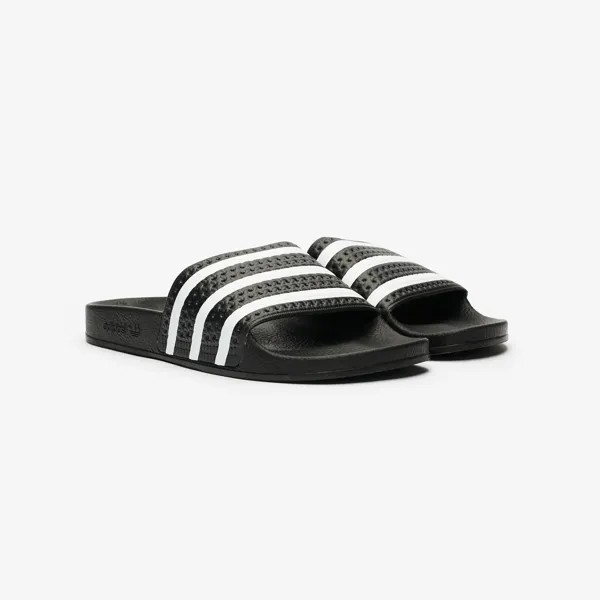 Новые Adidas ADILETTE Slides Sandals Mens Shoes Черно-белые шлепанцы 280647