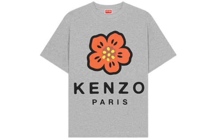 Футболка Boke Flower Series для мужчин, жемчужно-серая Kenzo, серый
