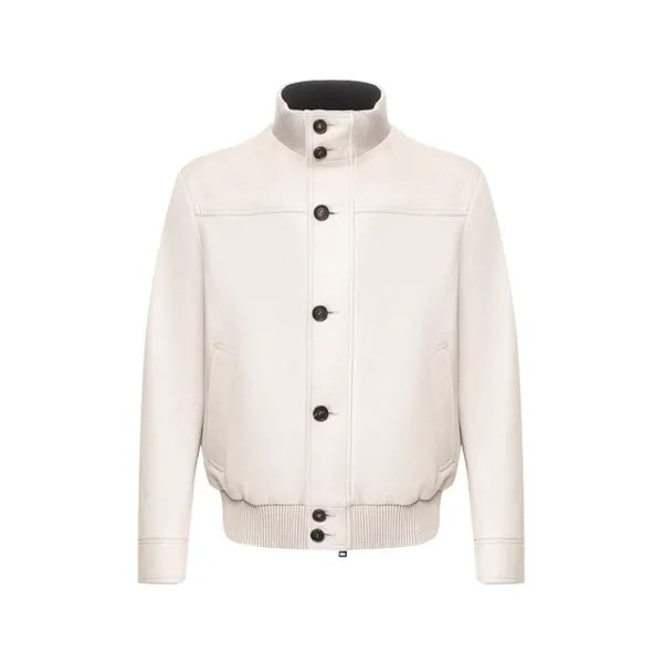 Кожаный бомбер Brioni