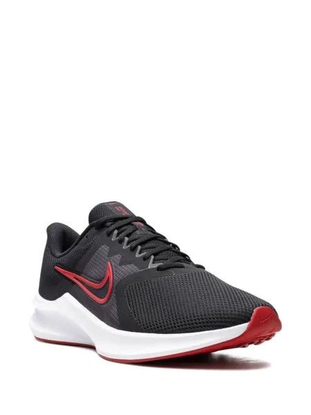 Nike кеды Downshifter 11 Black/University Red/White, черный