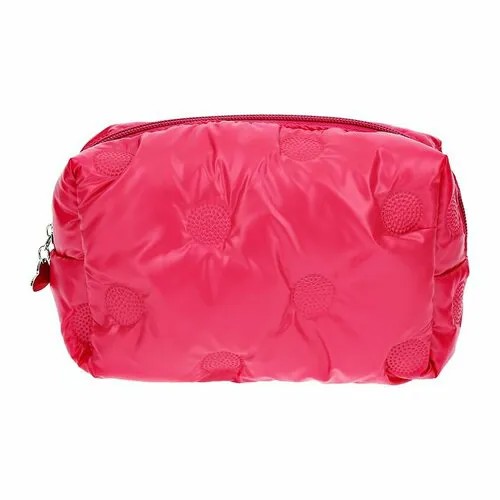 Косметичка Lady Pink, 11х19х7 см, , красный