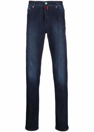 Kiton прямые джинсы с эффектом потертости