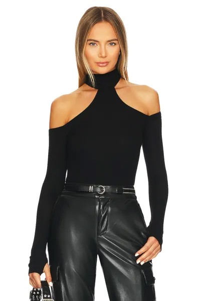 Топ Michael Lauren Levon Mock Neck, черный