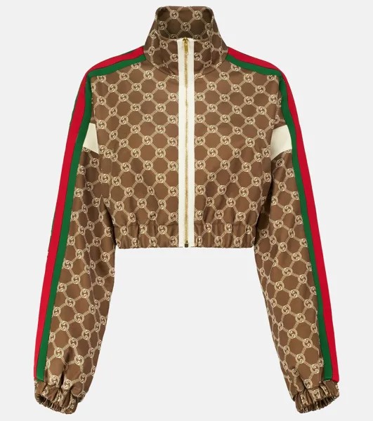 Спортивная куртка Interlocking G GUCCI, коричневый