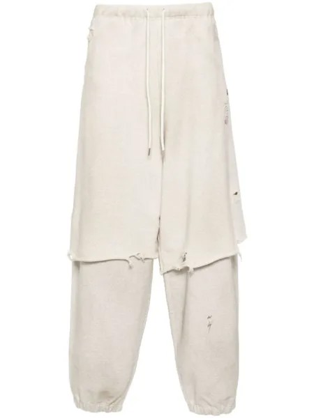 Maison Mihara Yasuhiro многослойные спортивные брюки Maison MIHARA YASUHIRO, белый