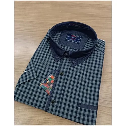 Рубашка Tonelli, размер 5XL(68), черный