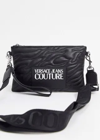 Черная сумка Versace Jeans Couture-Черный
