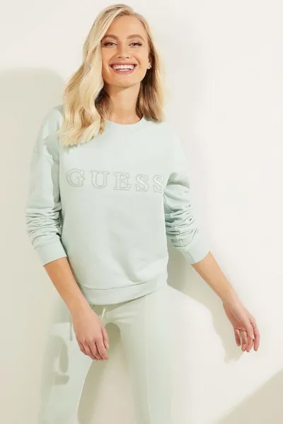 Свитшот женский Guess O1GA01K68I1G8DD зеленый 48