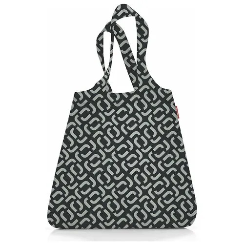 Сумка складная mini maxi shopper signature black