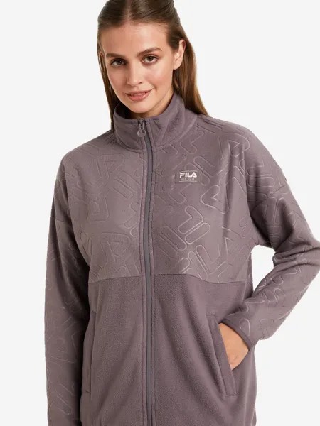 Джемпер флисовый женский FILA, Коричневый