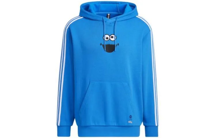 Совместная коллекция Sesame Street X Sesame Street Толстовка унисекс синяя Adidas Neo, синий