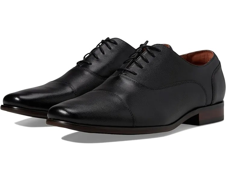 Оксфорды Florsheim Postino Cap Toe, цвет Black Scratch Print