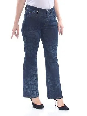 SONIA RYKIEL Женские темно-синие расклешенные джинсы с принтом 10
