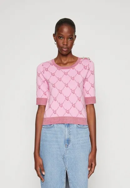 Футболка с принтом Liu Jo Jeans, цвет lilac