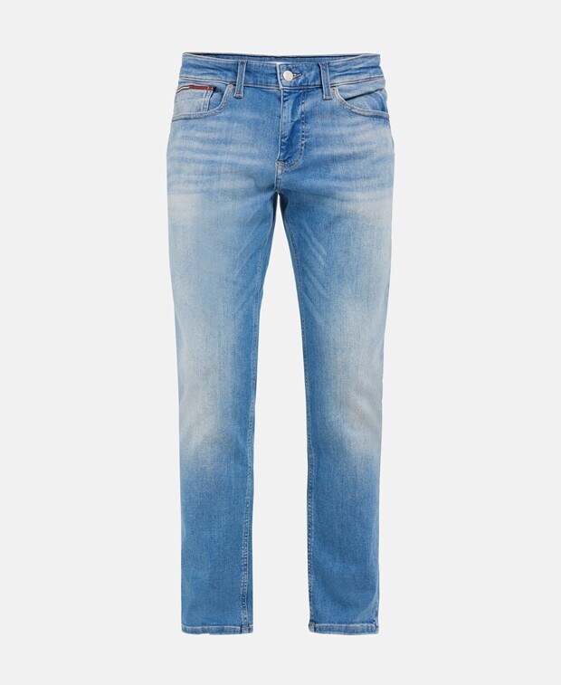Джинсы узкого кроя Tommy Jeans, светло-синий