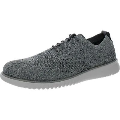 Мужские серые формальные оксфорды Cole Haan на шнуровке 11,5 средний (D) BHFO 1461