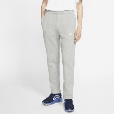 Брюки Nike Sportswear Club Fleece, цвет Dark Grey Heather/Matte Silver/White