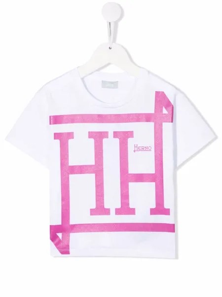 Herno Kids футболка с монограммой