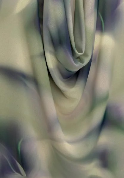 Платье из джерси DRAPED TIE-DYE MIDI PULL&BEAR, зеленый