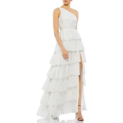 Женское вечернее платье макси на одно плечо Mac Duggal BHFO 3873