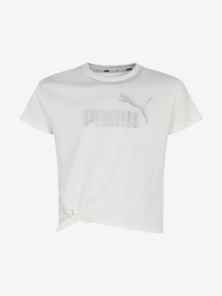 Футболка для девочек PUMA Ess+ Logo, Белый