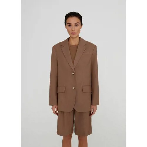 Пиджак NICEONE, размер S, коричневый