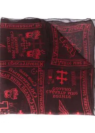 KTZ платок Archive Church с принтом