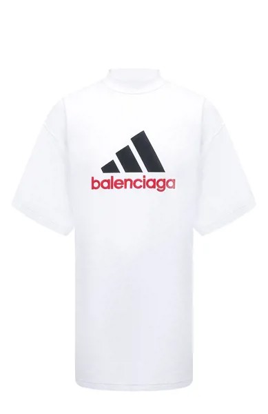 Хлопковая футболка adidas x Balenciaga Balenciaga