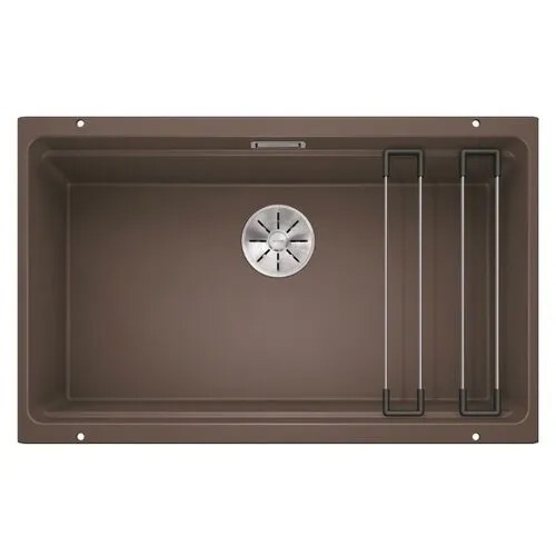 Врезная кухонная мойка 73 см Blanco Etagon 700-U 525176 кофе