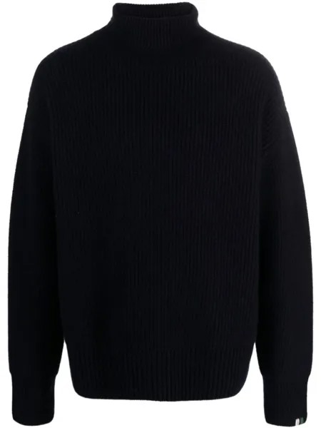 Extreme cashmere кашемировый джемпер с высоким воротником, синий