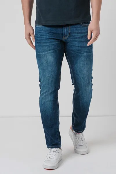Зауженные джинсы с 5 карманами Pepe Jeans London, синий