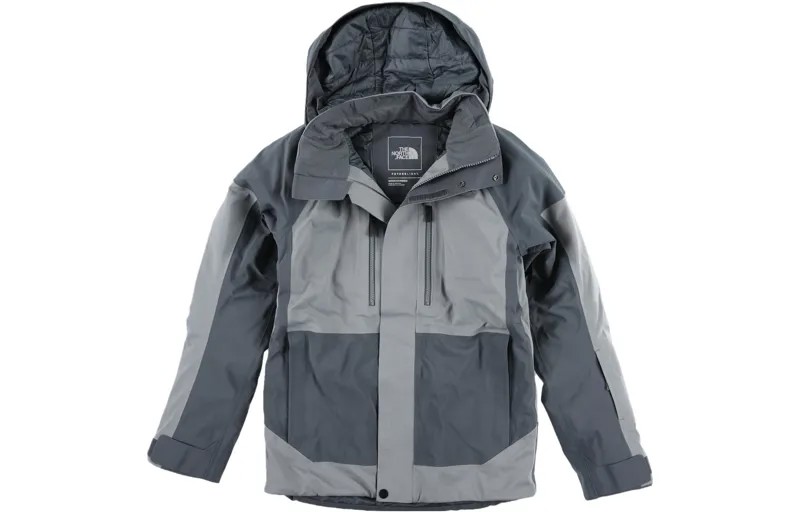 Пуховик мужской серый The North Face, серый