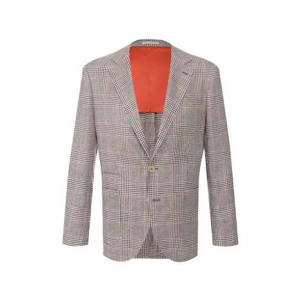 Пиджак из смеси льна и шерсти Brunello Cucinelli