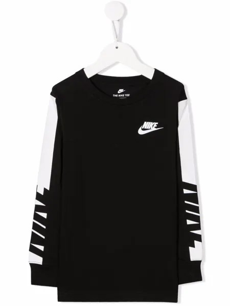 Nike Kids футболка с логотипом Swoosh