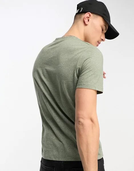 Бледно-зеленая футболка Jack & Jones с логотипом на груди