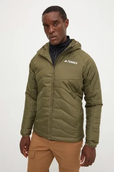 Спортивная куртка с мультиутеплителем adidas Terrex, зеленый