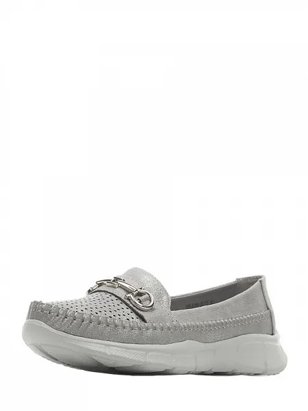 Мокасины женские INSTREET 269-91WA-061TS серые 38 RU