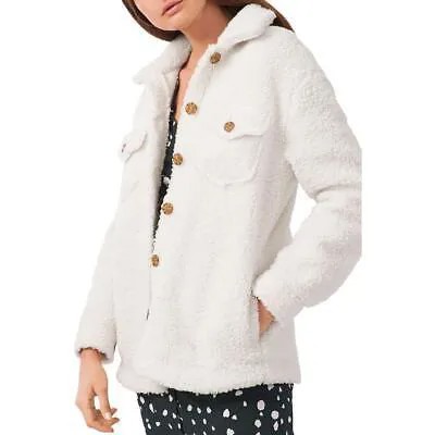 1. State Womens Autumn Tones Sherpa Рубашка с длинными рукавами Куртка Верхняя одежда BHFO 8899
