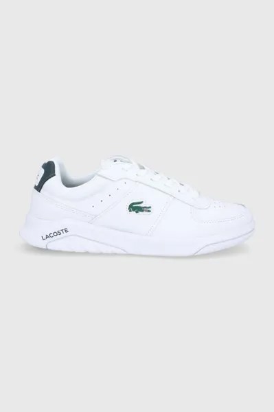 Кожаные туфли 741SMA0058 Lacoste, белый