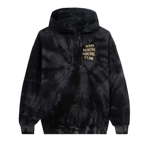 Худи Anti Social Social Club Effectionate 'Black Tie Dye', черный