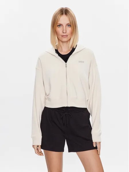 Толстовка классического кроя Dkny Sport, бежевый