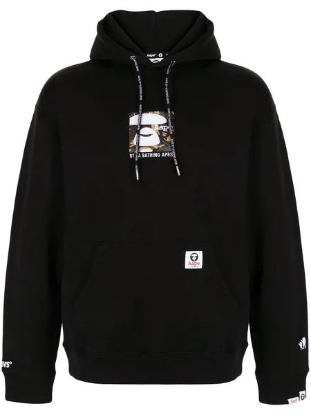 AAPE BY *A BATHING APE® худи с вышитым логотипом