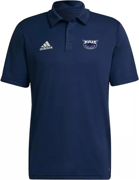 Мужская рубашка-поло Adidas Florida Atlantic Owls Blue Entrada