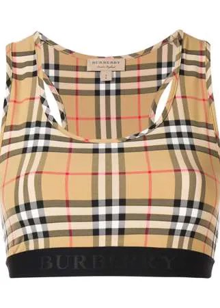 Burberry house check sports bra