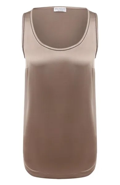 Шелковый топ Brunello Cucinelli