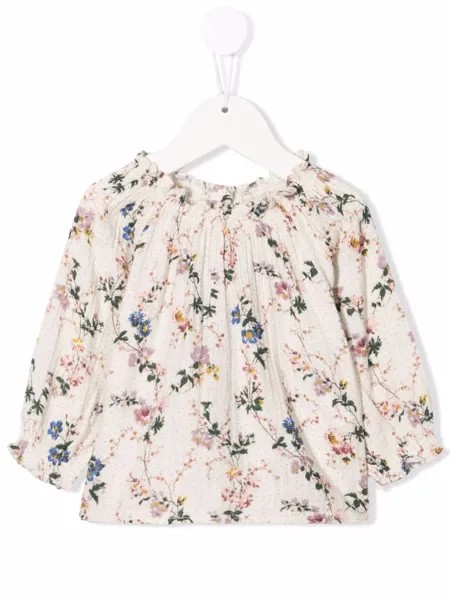 Bonton рубашка с цветочным принтом