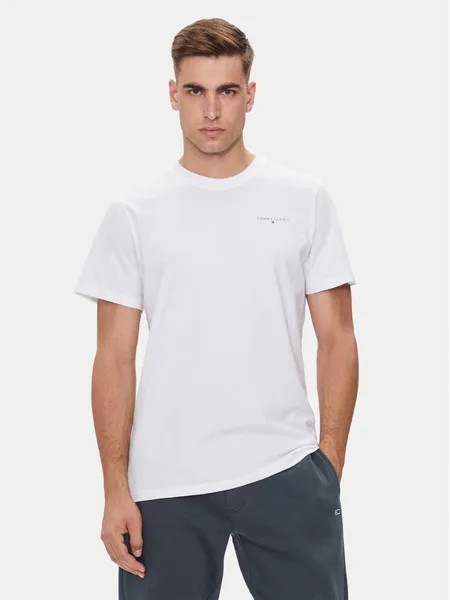 Футболка узкого кроя Tommy Jeans, белый