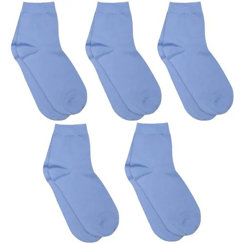 Носки RuSocks 5 пар, размер 24, голубой