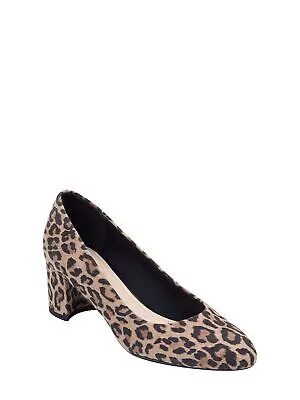 Женские бежевые кожаные туфли-лодочки EVOLVE с леопардовым принтом Robin Almond без шнуровки 7,5 м
