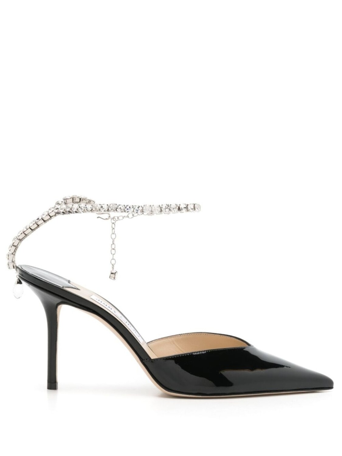Jimmy Choo лакированные туфли Saeda 85, черный